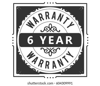 6 year warranty icon
