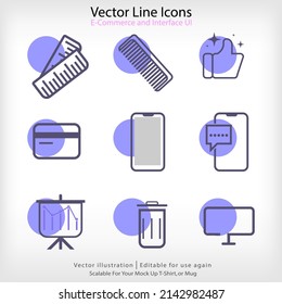 60 in 1 set of lineart vector icons in cyberpunk neon glow style. Related to business, financial, organizational, technology, team building themes.