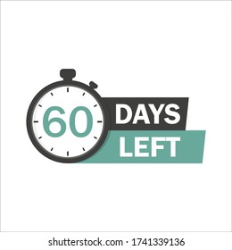 60 Days left design template.