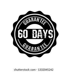 60 days quarantee emblem.