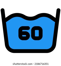 60 degrees and below temperature of washing machine clothes to get rid of soil