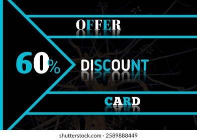 60% discount card 60% discount voucher card discount shopping voucher card