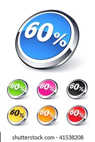 60 % Rabattsymbol