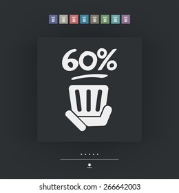60% label