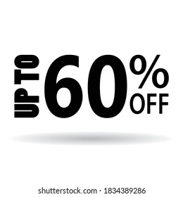 hasta un 60% de texto negro sin formato en un fondo blanco