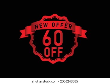 60% off new offer logo design