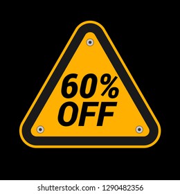 60% OFF - road sign