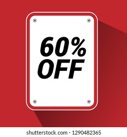 60% OFF - road sign