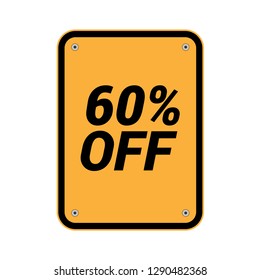 60% OFF - road sign
