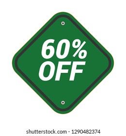 60% OFF - road sign