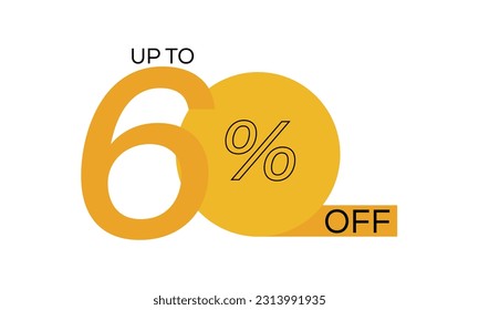 up to 60% off vector template, 60% off discount, 60 percent off discount sale background