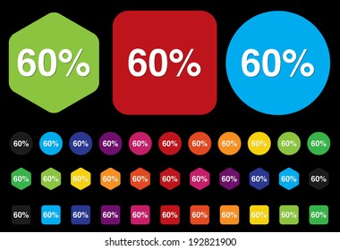 60 percent icon