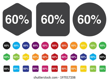 60 percent icon
