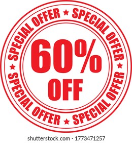 60 Percentage  Off Vector Graphics