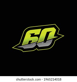 60 Rennnummern-Design, Vektorgrafik