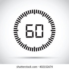 60 minute timer graphic