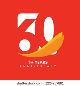 60 Year Anniversary Vector Template Design Illustration
