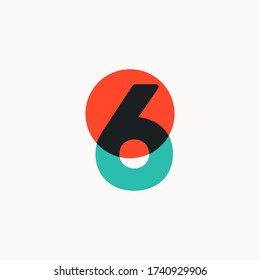 60 Jahre Jubiläumsfeier Vector Template Design Illustration