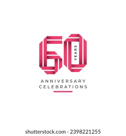 Concepto del logo de las celebraciones de los 60 años	