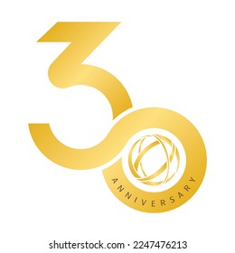60 years anniversary infinity, design concept logo vector.