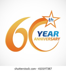 Logotipo de la Plantilla del 60 aniversario