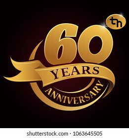 50 Years Golden Anniversary Logo Celebration Stock Vector (Royalty Free ...