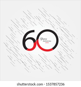 60 years old celebrating classic logo. Colored happy anniversary template numbers. Greetings celebrates. Traditional framed digits of ages. Special prize, % off, O or 0. Card's or label's idea.