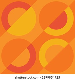 60s geometry retro background. 70s Seamless pattern. Vector.
