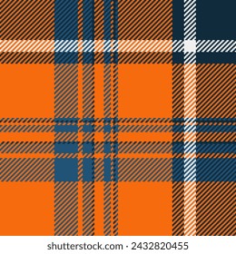60s vector check seamless, festive background textile tartan. Outline fabric pattern texture plaid in bright and dark colors.