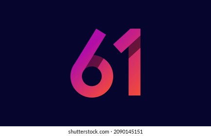 61 New Gradient Orange Modern Logo