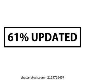 61%  Updated Icon Label and Sign.perfect font and black color isolated white color background for stamp and other