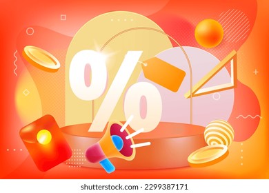 618 shopping festival e-commerce promotion, mid-year event promotion background, vector illustration