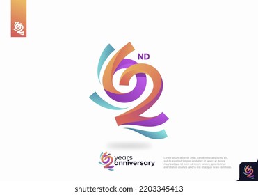 plantilla de diseño de 62 años