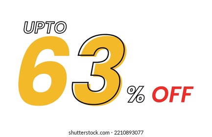 up to 63 percent Vector Template, upto 63 percent off offer template vector