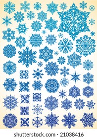 63 snowflakes