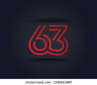 63 text typography design pattern vector