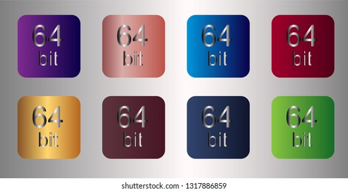 64 bit Logo