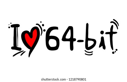 64 bit love message