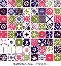 64 patterns set with decorative ornament