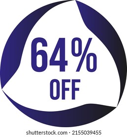 
64 percent off vector violet blue circle format