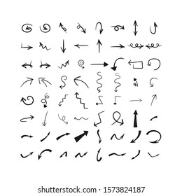 64 set of arrow icon