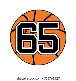 65 basket symbol