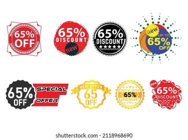 65 percent discount new offer logo and icon design bundle