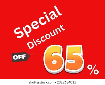 up to 65 precent discount