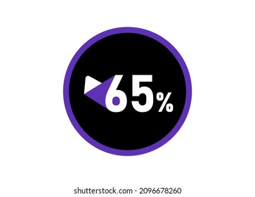 65% Round design vector, 65 percent images