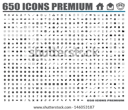 650 black icons