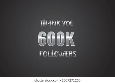 650000 OR 650k followers celebration. Thank you 650000 followers congratulation template banner. banner for social 650k friends and followers. celebrate subscribers and followers.
