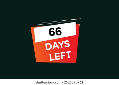 66 días restantes, icono, estilo, temporizador, cuenta regresiva, reloj, tiempo, fondo, Plantilla, 66 días restantes cuenta regresiva, pegatina, Anuncio izquierdo, negocio, venta, Botón de etiquetas

