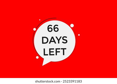 66 days left, icon, stile, timer, countdown, clock, time,  background, template, 66 days left countdown, sticker, left banner, business, sale, label button
