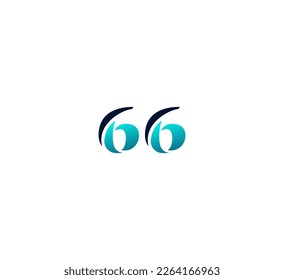 66 Muster-Elemente für das Nummernlogo Modernes abstraktes Digital-Nummernlogo. Vektorgrafik.